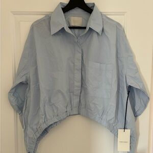 Citizens Of Humanity Light Blue Button Down Shirt